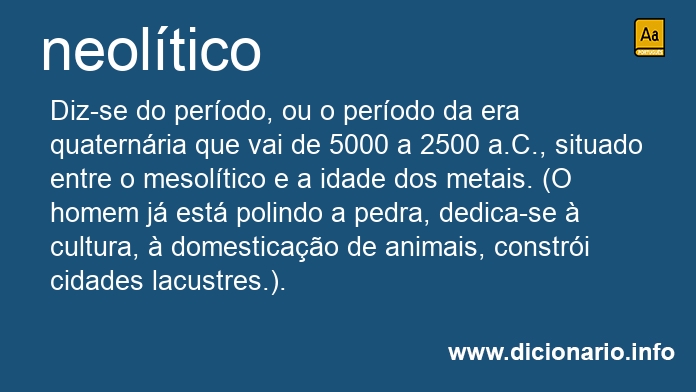 Significado de neolticos