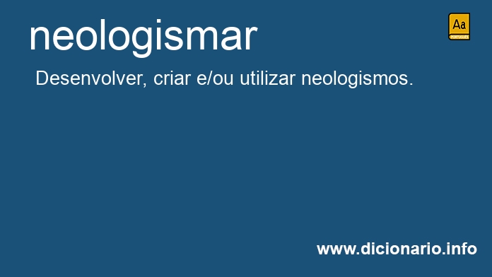 Significado de neologismas