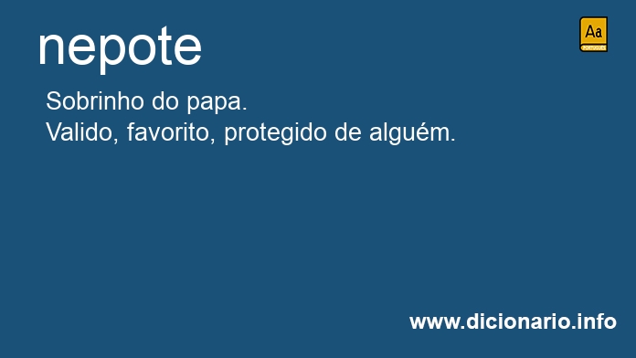 Significado de nepote