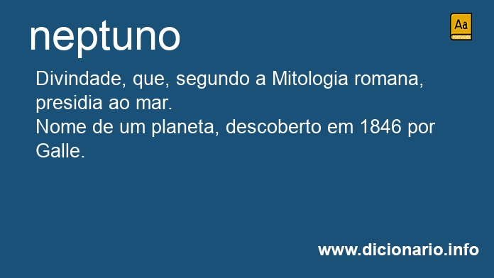 Significado de neptuno