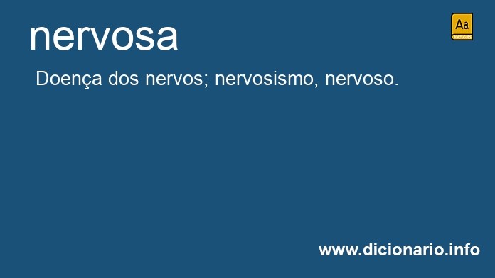 Significado de nervosas