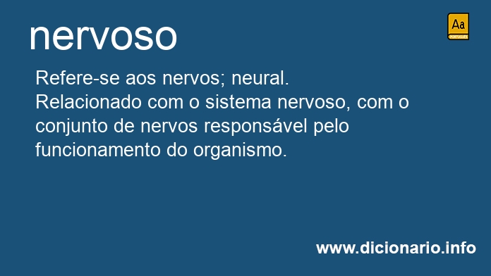 Significado de nervoso