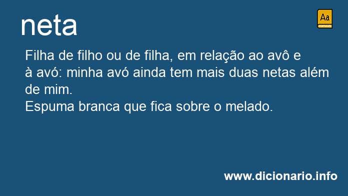 Significado de neta