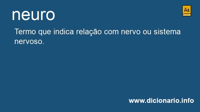 Significado de neura