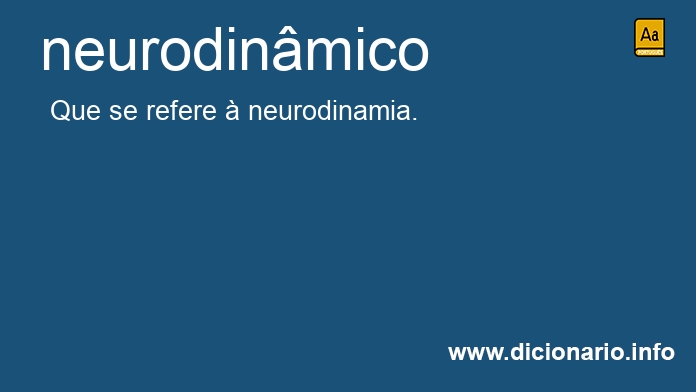 Significado de neurodinmico