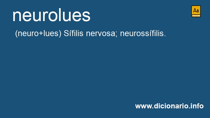 Significado de neurolues