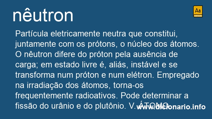 Significado de nutron