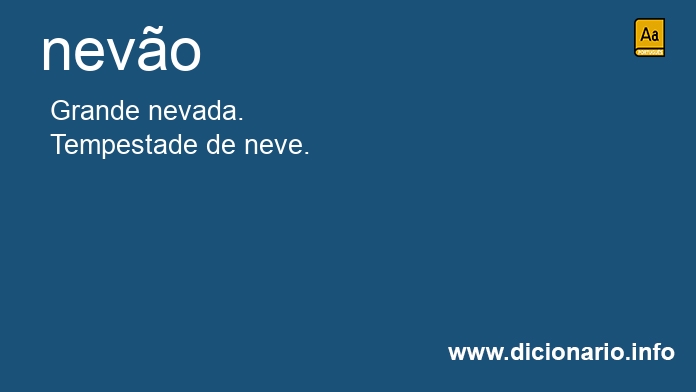 Significado de nevo
