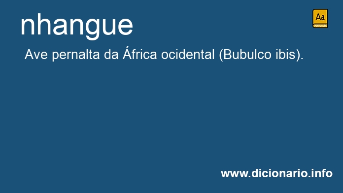 Significado de nhangue