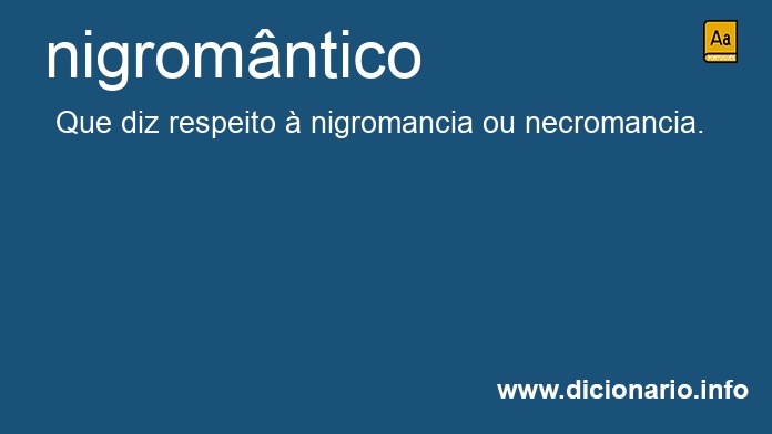 Significado de nigromntica