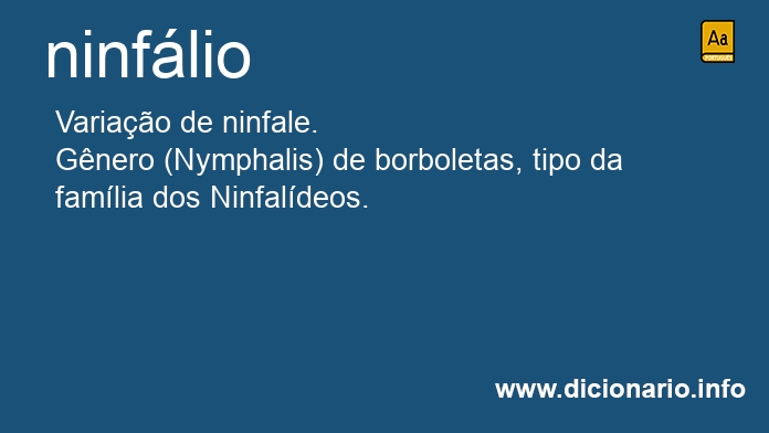 Significado de ninflio