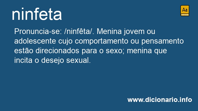 Significado de ninfetas