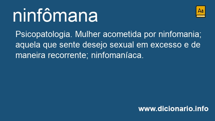 Significado de ninfmana