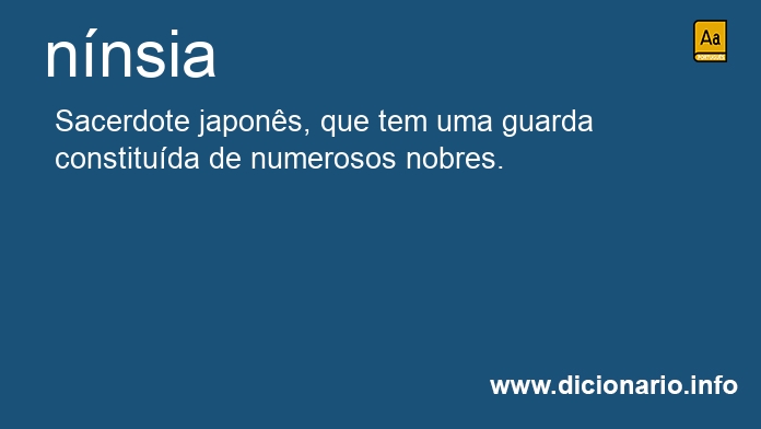 Significado de nnsia