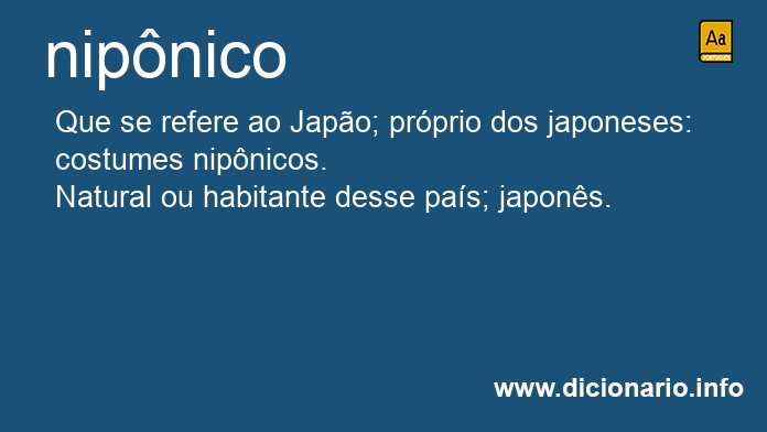 Significado de nipnico