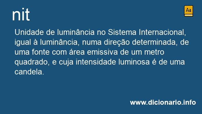 Significado de nit
