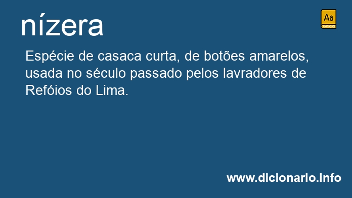 Significado de nzera