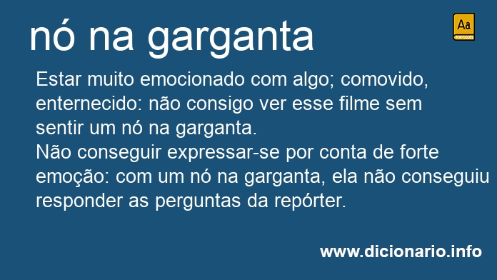 Significado de n na garganta