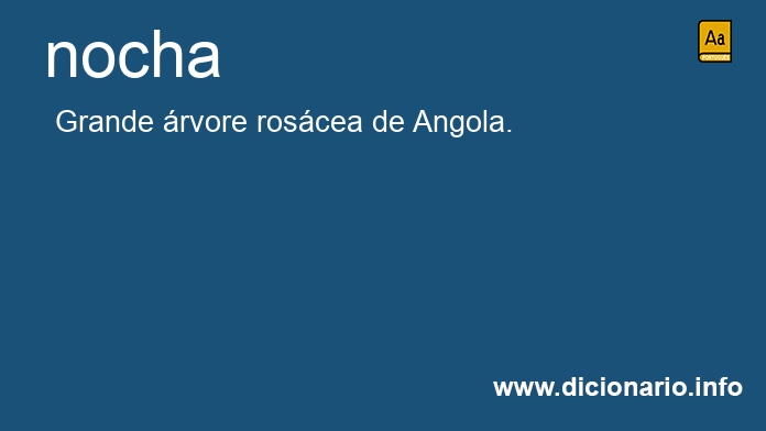 Significado de nocha