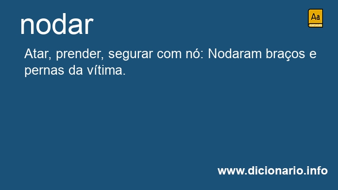 Significado de nodando