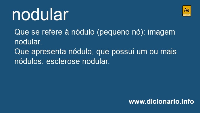 Significado de nodular