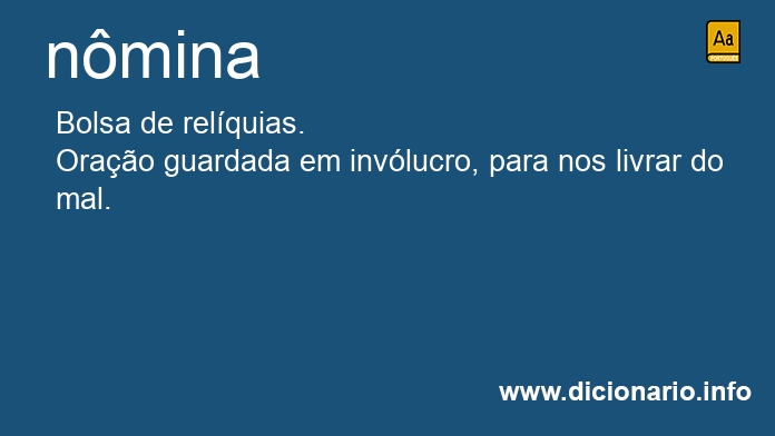 Significado de nminas