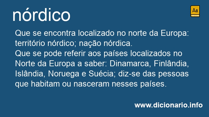 Significado de nrdicos