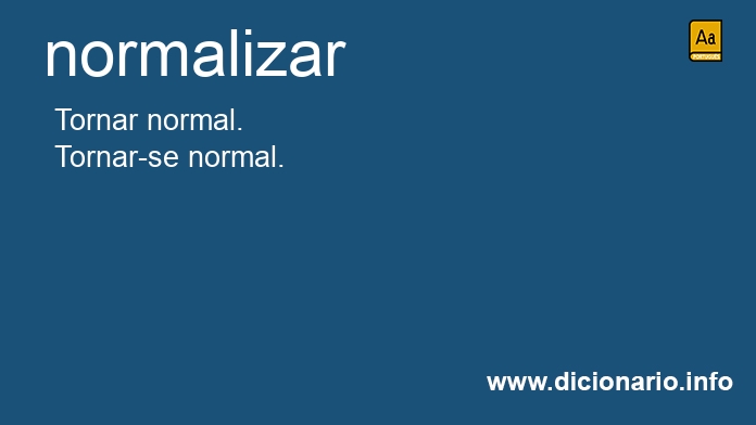 Significado de normalizavas