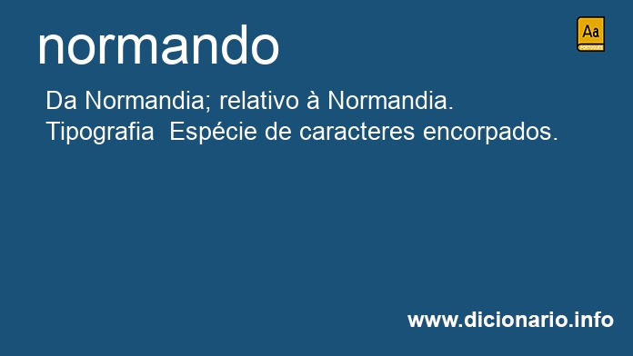 Significado de normanda