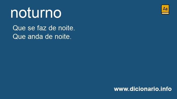 Significado de noturnos