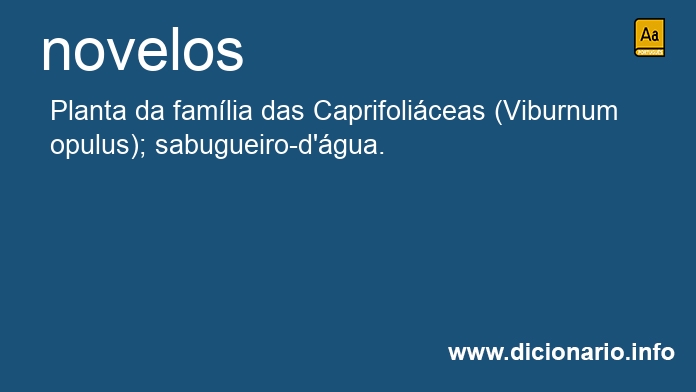 Significado de novelos