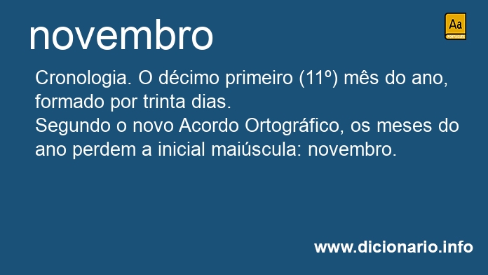 Significado de novembra