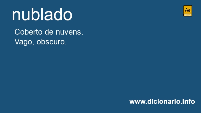 Significado de nublados