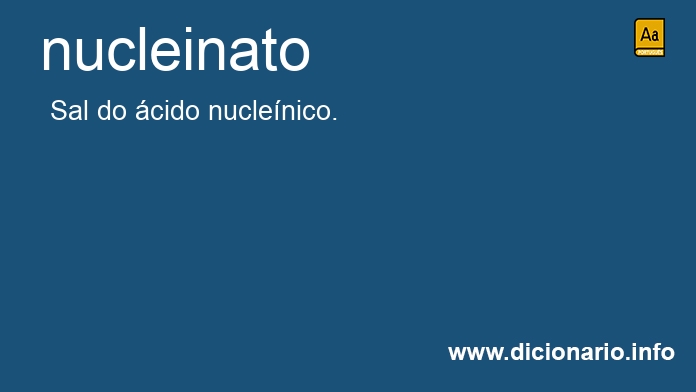 Significado de nucleinato