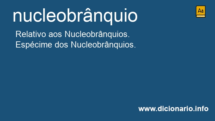 Significado de nucleobrnquio