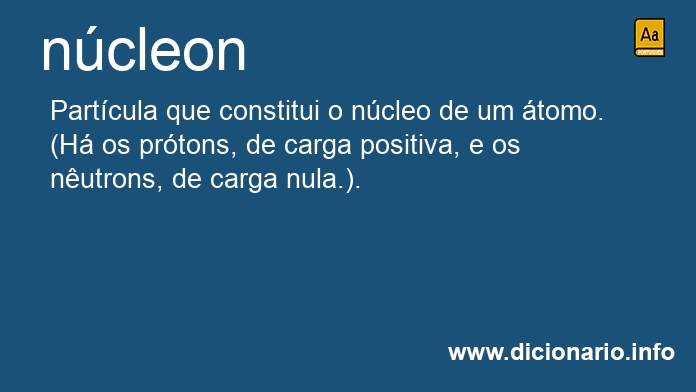 Significado de ncleon