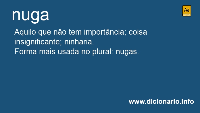 Significado de nuga