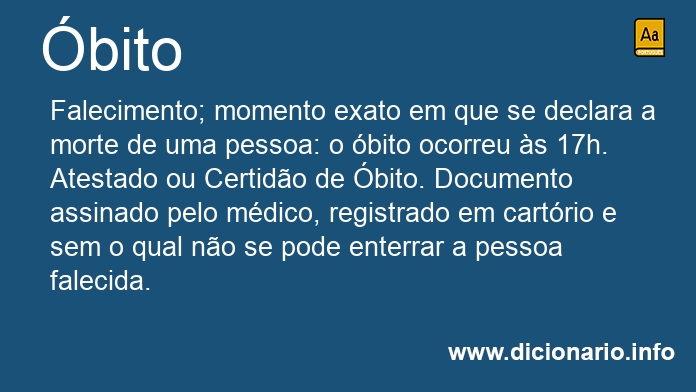 Significado de bito