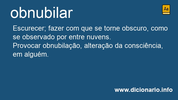 Significado de obnubilam