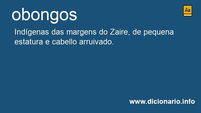 Significado de obongos