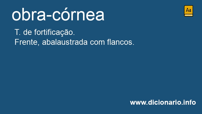 Significado de obra-crnea