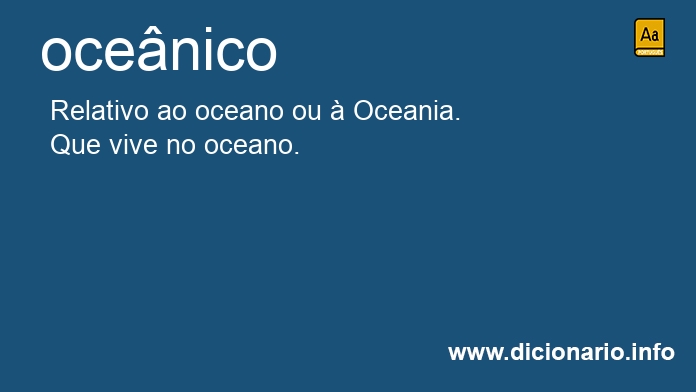 Significado de ocenica