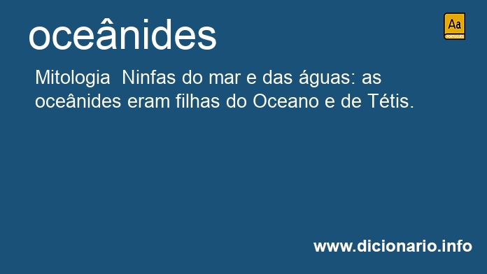 Significado de ocenides