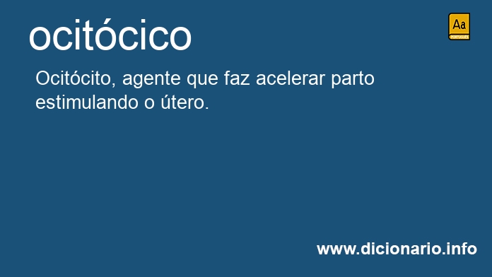 Significado de ocitcico