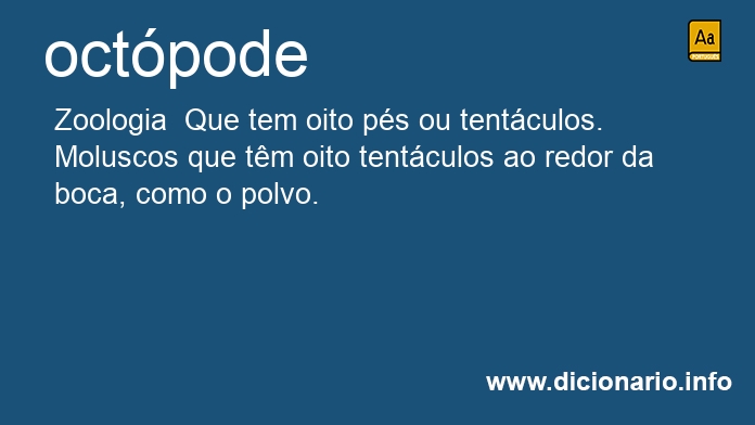 Significado de octpode