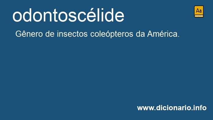 Significado de odontosclide