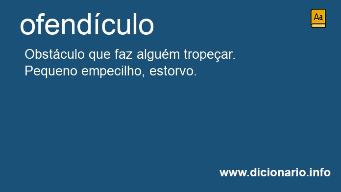 Significado de ofendcula