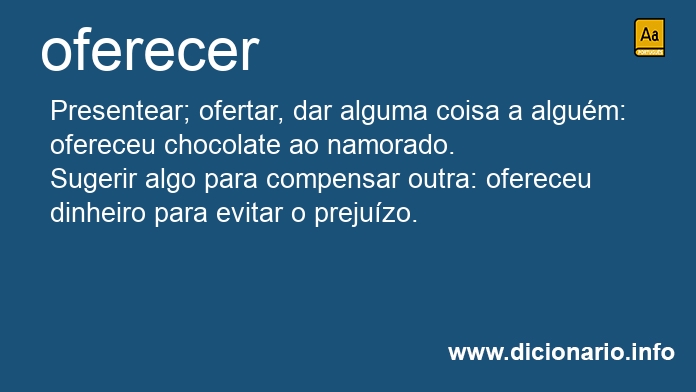 Significado de ofeream