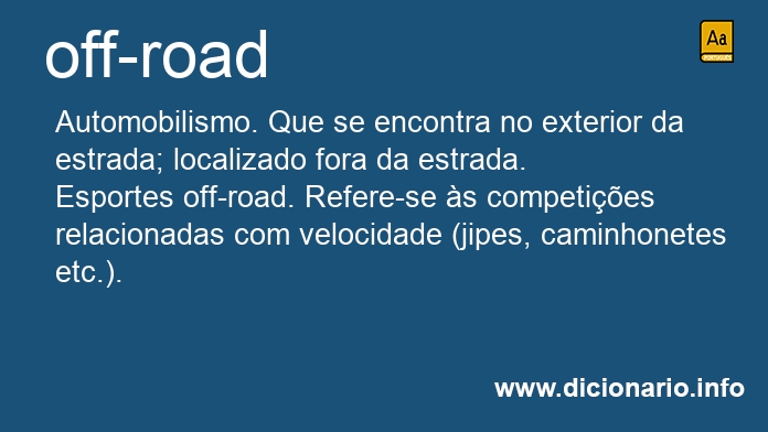 Significado de off-road