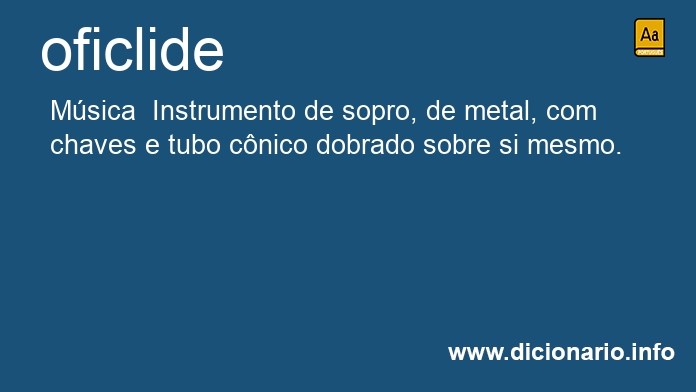 Significado de oficlides